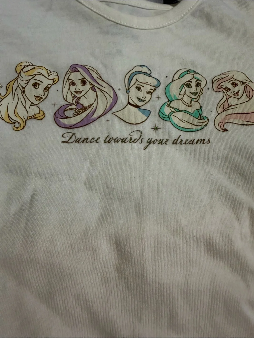 Disney Princess Girls 2t Princess shirt and shorts NWT